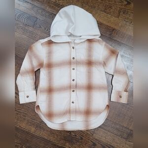 Old Navy Hooded Flannel 6/7